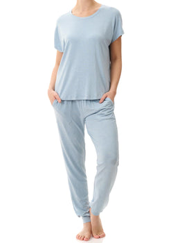 Long Ski Pyjama-Mist Marle