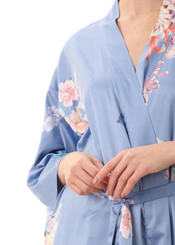 Mid Wrap Gown-Rianna Print