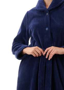 MID BUTTON GOWN