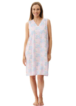 Ocean Sleeveless Short Nightie