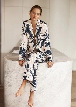 IVY SILKY SATIN LONG PJ