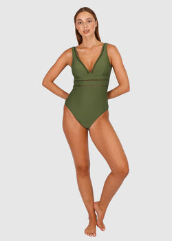 Rococco Longline One Piece Swimsuit