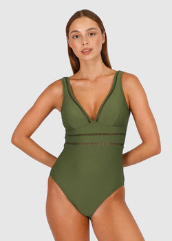 Rococco Longline One Piece Swimsuit