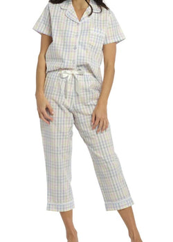 Summer Picnic Pj Set with 7/8 Pant