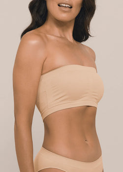 Bodysoft Padded Bandeau Beige