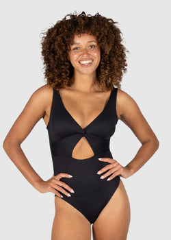 Chloro Cut Out One Piece Swimsuit