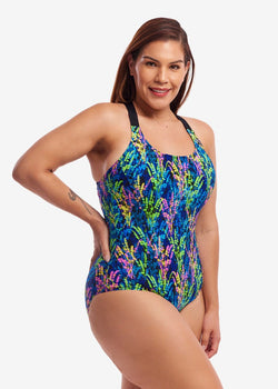 Midnight Meadow Ladies Brace Me Back One Piece