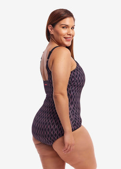 Curvy Queen Ladies Scoop Neck One Piece