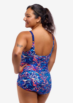 Ladies Scoop Neck One Piece Mad Cat