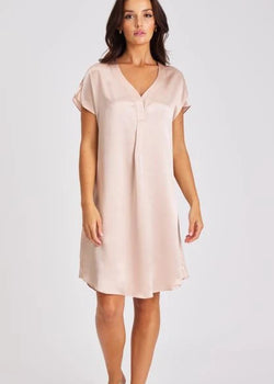 Silk Sleepshirt Blush