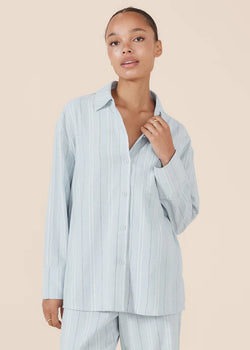 AMELIE BRUSHED COTTON LONG PJ