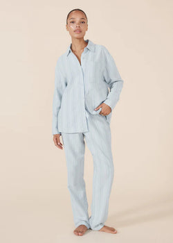 AMELIE BRUSHED COTTON LONG PJ
