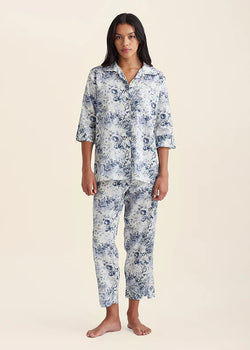 Toile De Jouy Crop PJ Set