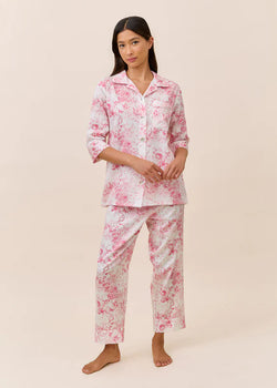 Toile De Jouy Crop PJ Set