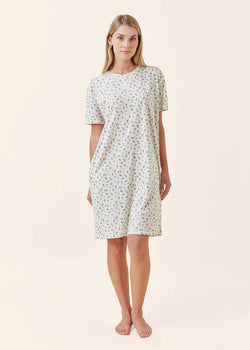 Rosebud Organic Cotton Knit Midi Nightie