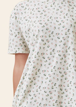 Rosebud Organic Cotton Knit Midi Nightie