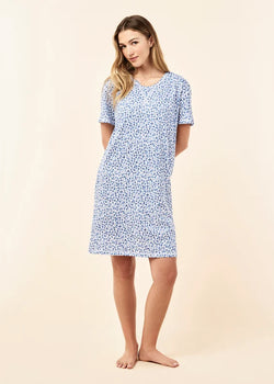 Sorrento Organic Cotton Knit Midi Nightie