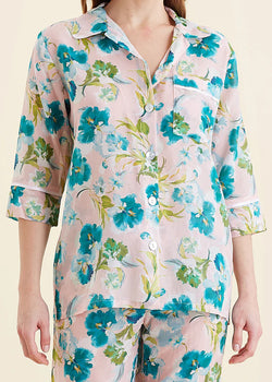 Audrey Floral Crop PJ Set