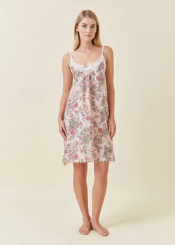 Layla Lace Front Midi Nightie