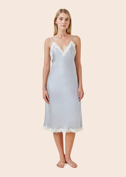 Annabelle Satin Lace Slip Nightie