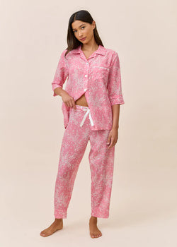 Cheri Blossom Crop PJ Set