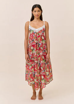 Holly Lace Front Maxi Nightie