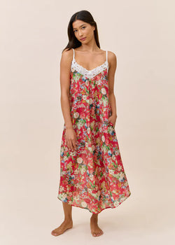 Holly Lace Front Maxi Nightie