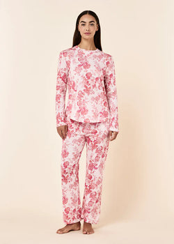 Madelyn Organic Cotton Knit Full Length PJ Set