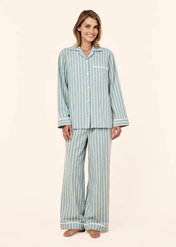 Organic Brushed Cosy Full Length PJ Set