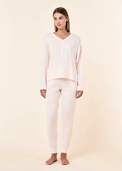 Pia Super Luxe Long Sleeve Boxy Jogger