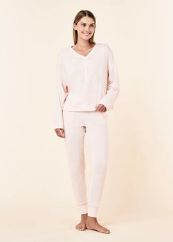 Pia Super Luxe Long Sleeve Boxy Jogger