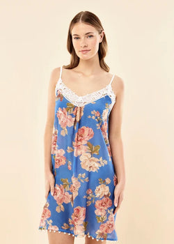 Iona Lace Front Midi Nightie