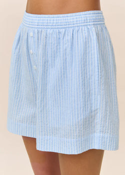 Sabrina Stripe Boxer & Singlet Set