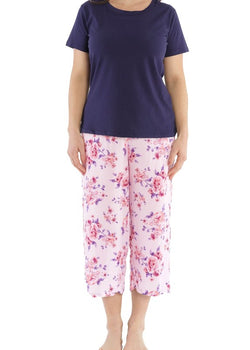 Kyoto Viscose ¾ Pyjama Set
