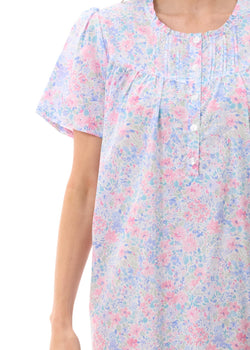 BRIDGET SHORT SLEEVE MID NIGHTIE