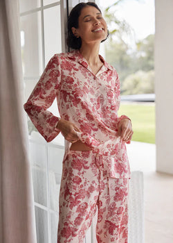 Madelyn Silk Full Length PJ Set
