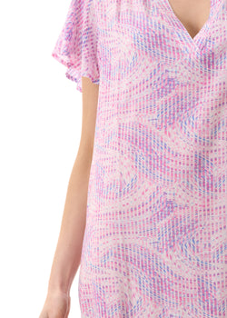 Reese Flutter Sleeve Short Nightie