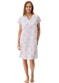 Ocean Short Sleeve Short Sleepshirt