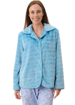 LUXURY POLAR EMBOSSED BED JACKET