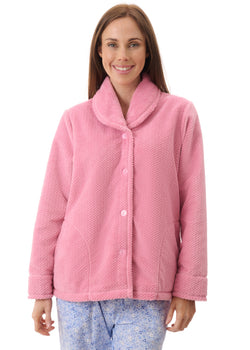 LUXURY POLAR DIMPLE BEDJACKET MULBURRY