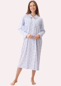 Poppy Mid Collared Nightie