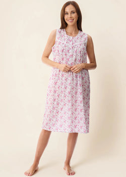 GENOA SLEEVELESS SHORT NIGHTIE