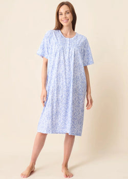 GRADO SHORT SLEEVE SHORT NIGHTIE