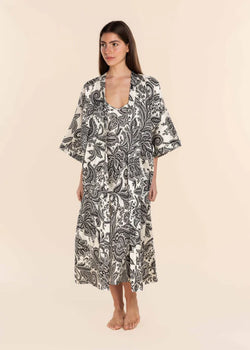 Annie Cotton Sateen Robe