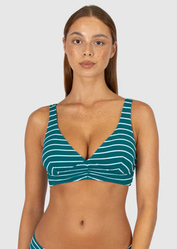All Aboard C-D Cup Longline Bikini Bra Set