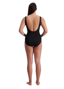 Contours Side Trim Swimsuit In Black