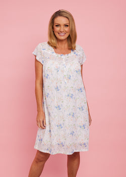 Poppy Daisy /Voile Cap Nightie