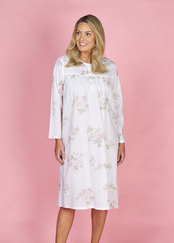 Wild Roses Long sleeve Nightie