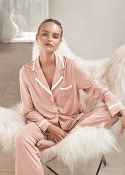 GRACE PINK BAMBOO PJ SET