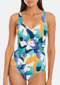 Newport Cross Over Ring One Piece Swimsuit
